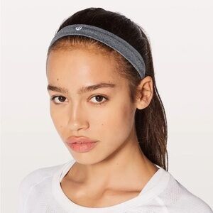 Lululemon Athletica Charcoal Gray Headband NEW WITH TAGS